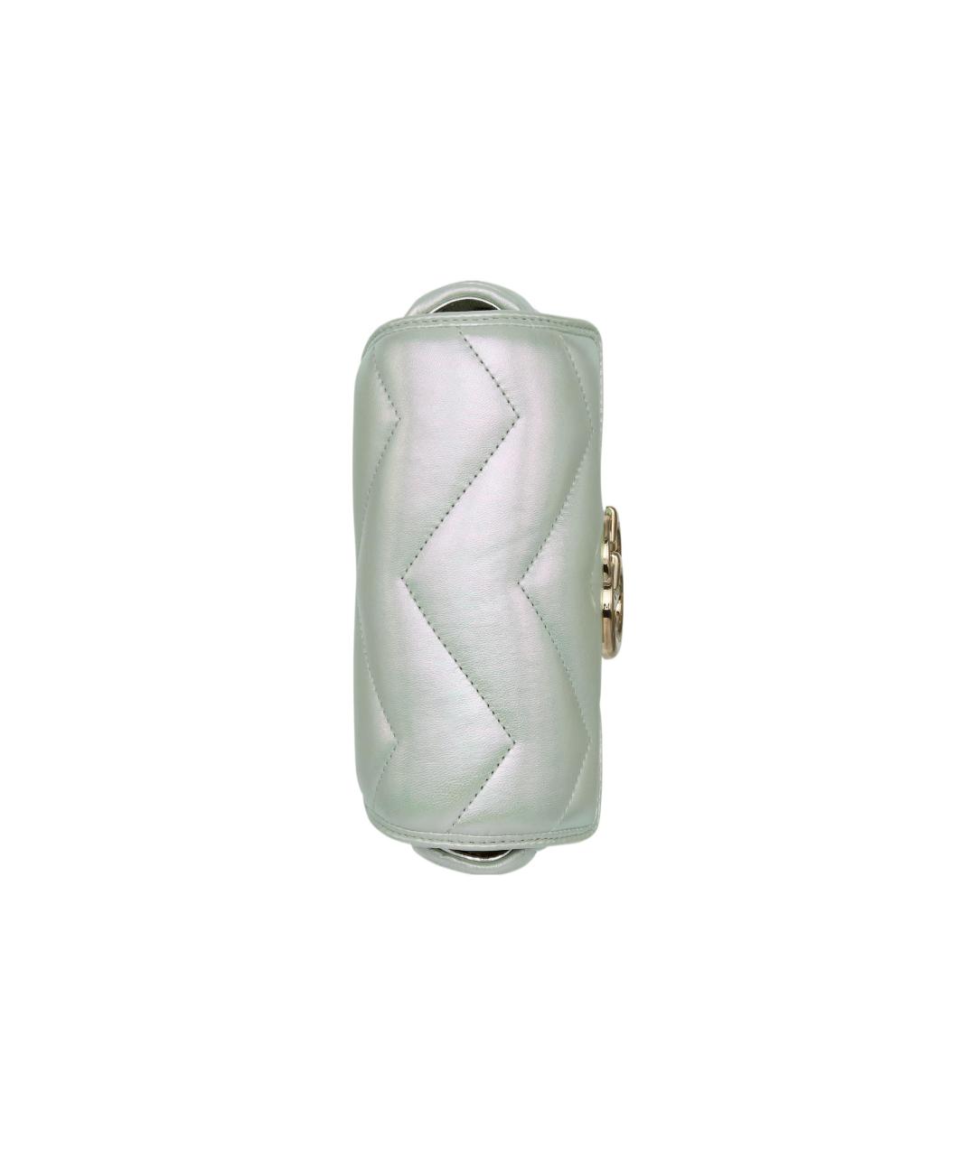 GUCCI Зеленая кожаная сумка через плечо, фото 5