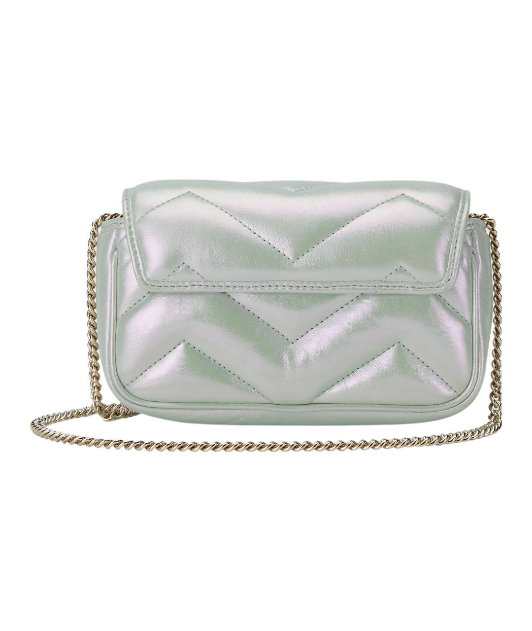 GUCCI Зеленая кожаная сумка через плечо, фото 3