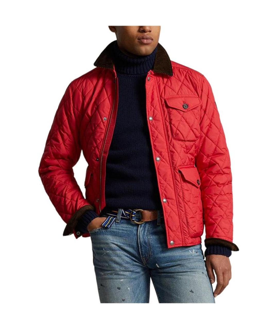 POLO RALPH LAUREN Красный пуховик, фото 3