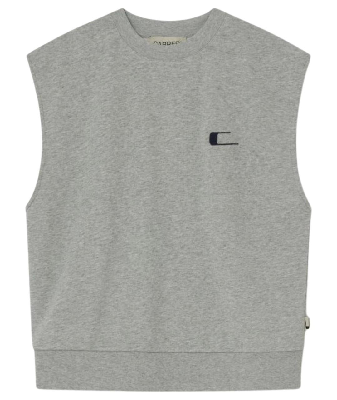 CARRERA Y CARRERA Серая хлопковая жилетка, фото 1