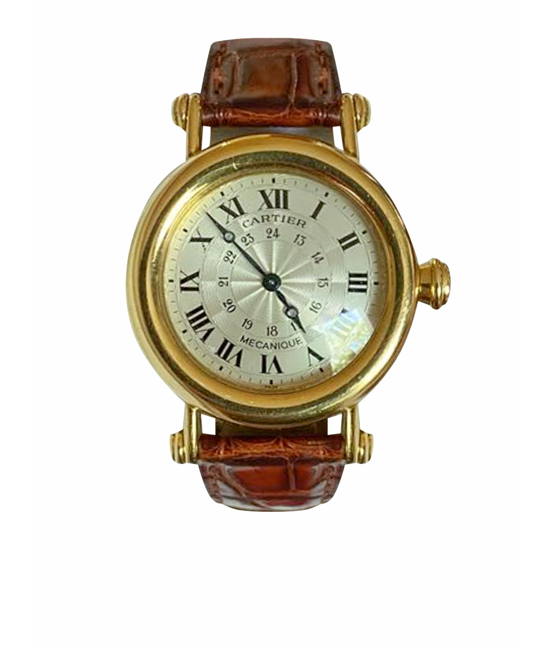 CARTIER Коричневые часы, фото 1
