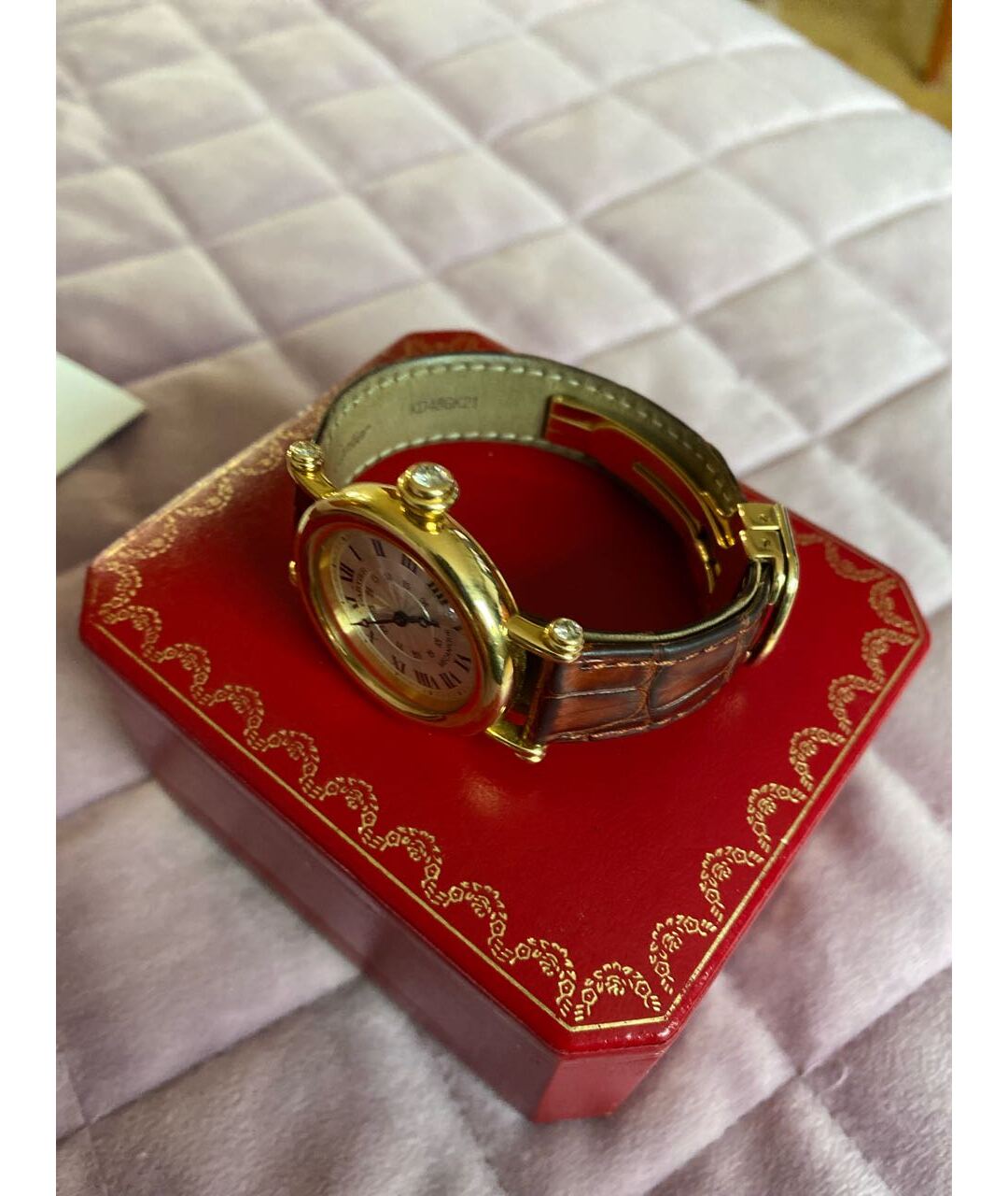 CARTIER Коричневые часы, фото 3