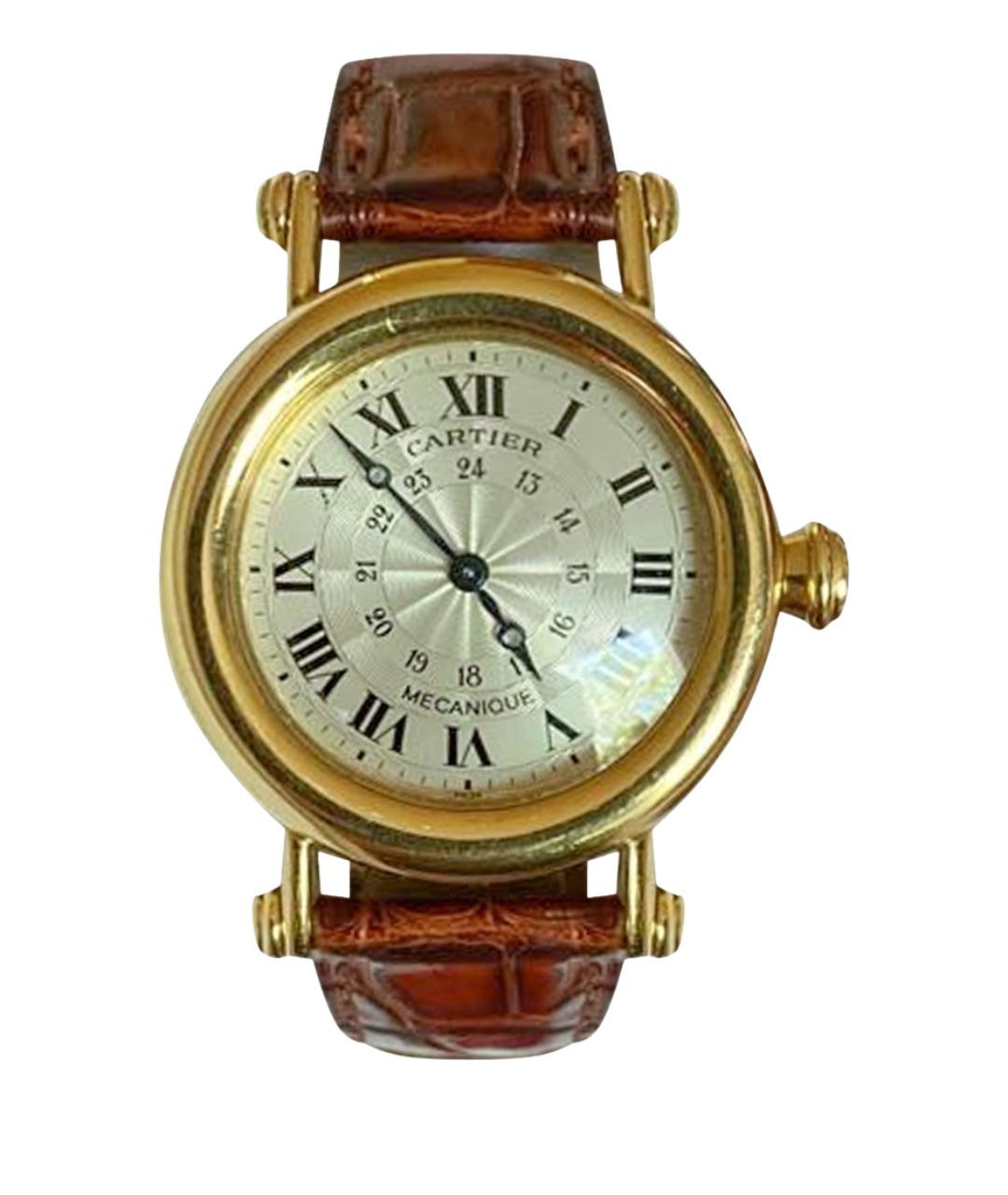CARTIER Коричневые часы, фото 1
