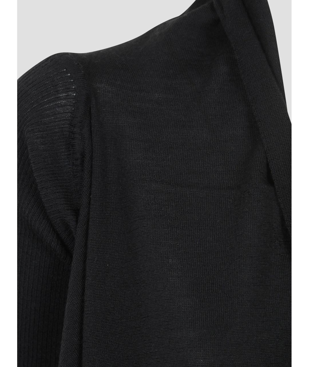 RICK OWENS Черный шерстяной кардиган, фото 3