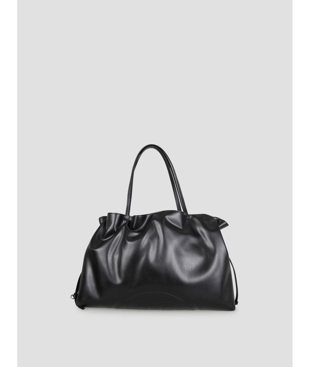 TORY BURCH Черная сумка тоут из искусственной кожи, фото 4