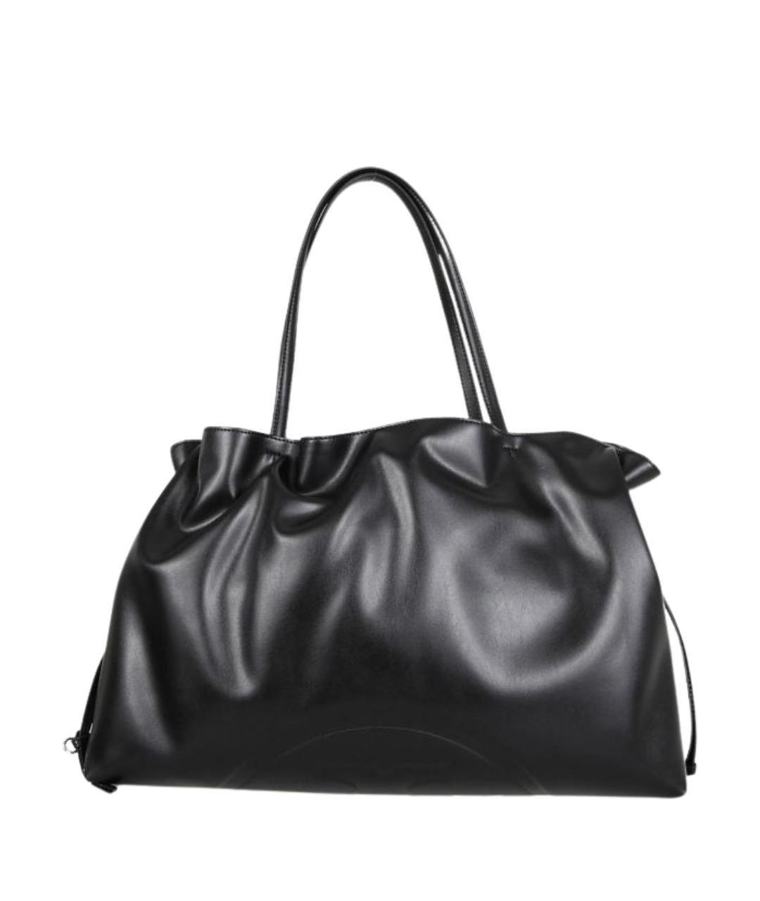 TORY BURCH Черная сумка тоут из искусственной кожи, фото 1