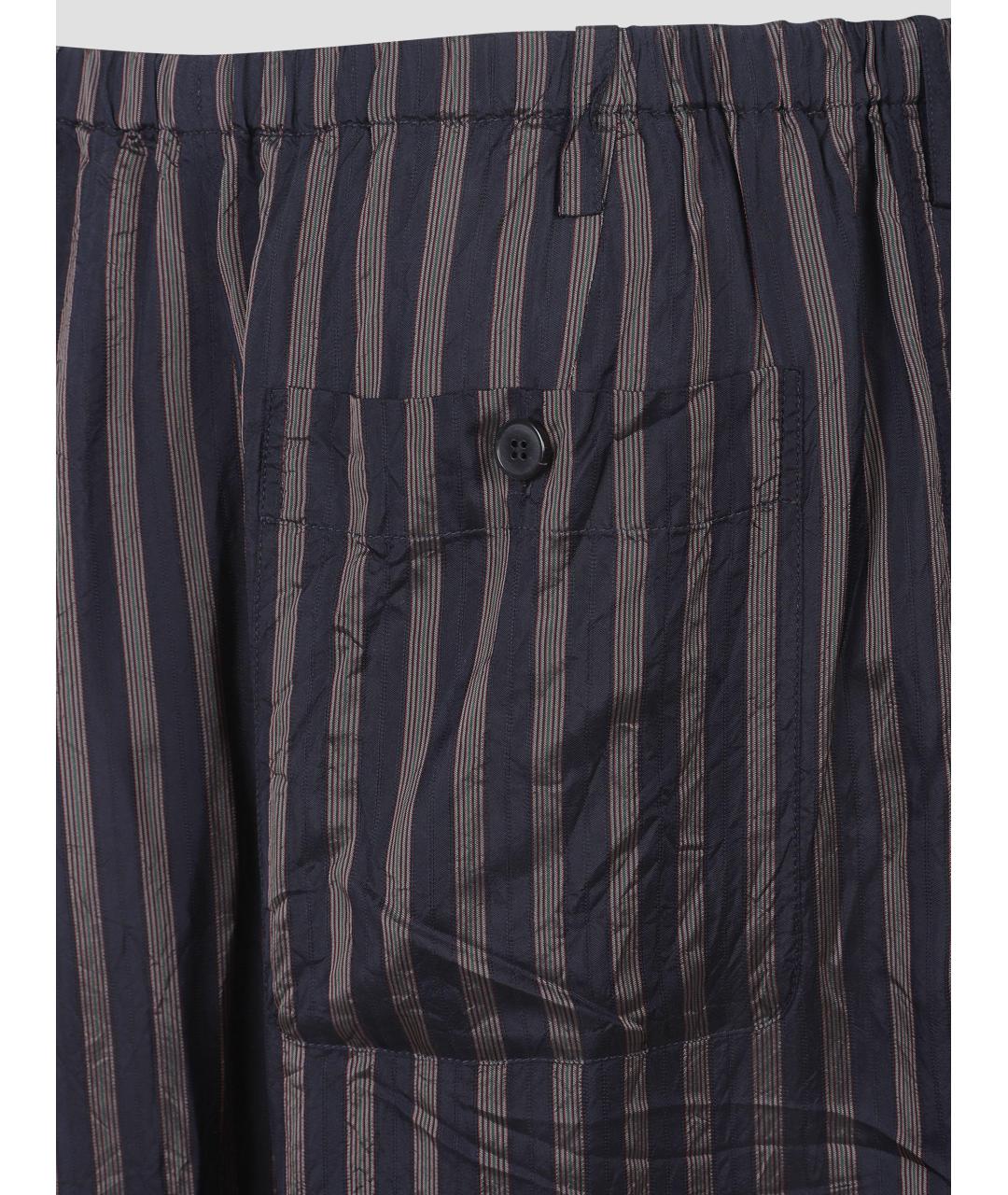 DRIES VAN NOTEN Мульти вискозные повседневные брюки, фото 3