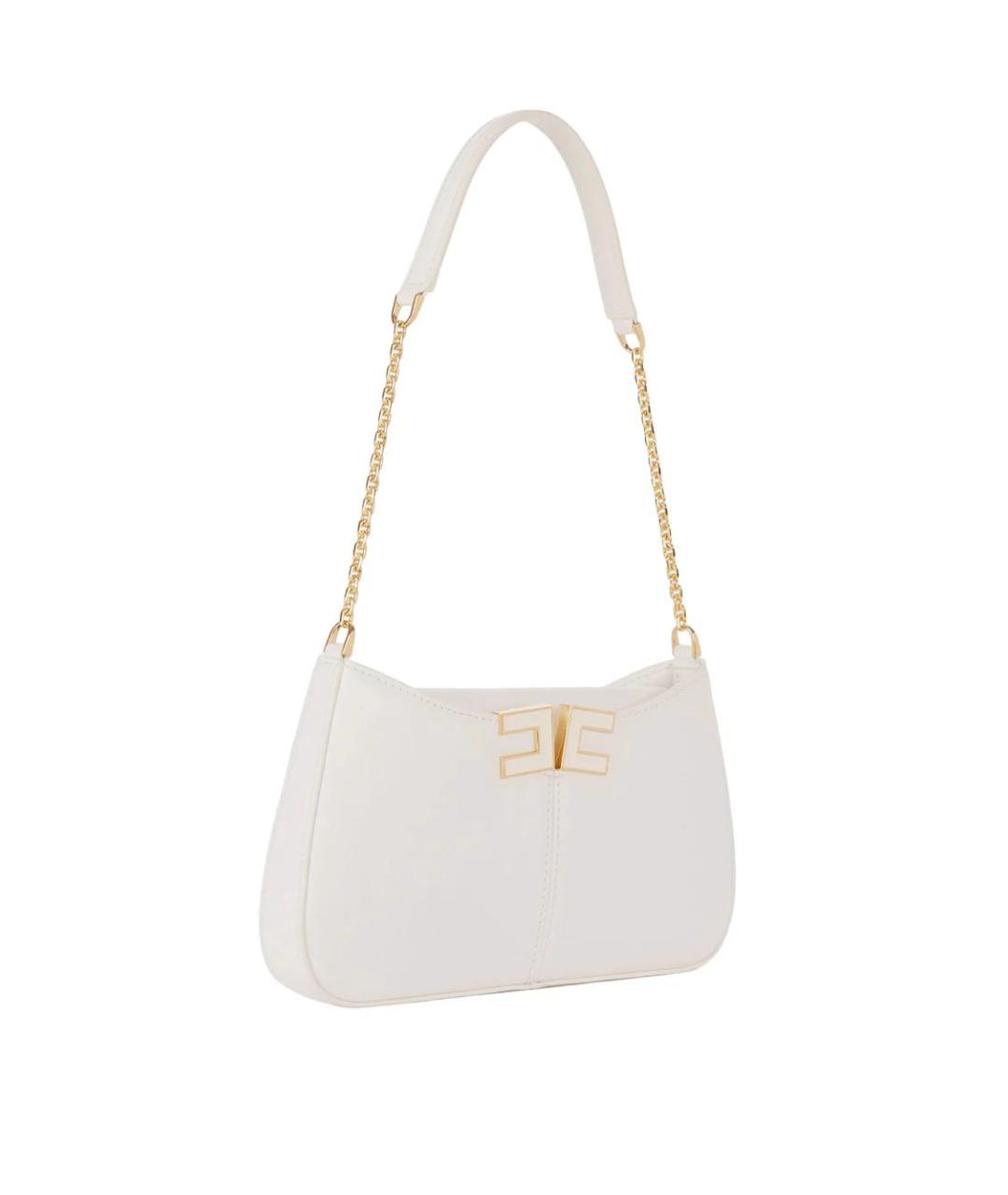 ELISABETTA FRANCHI Бежевая сумка через плечо, фото 1