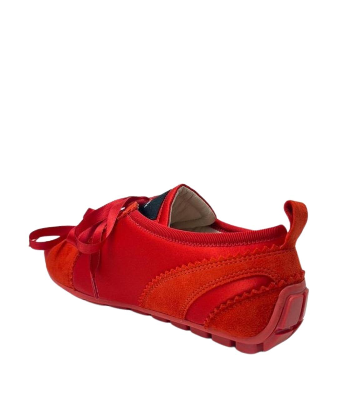 SIMONE ROCHA Красные синтетические балетки, фото 2