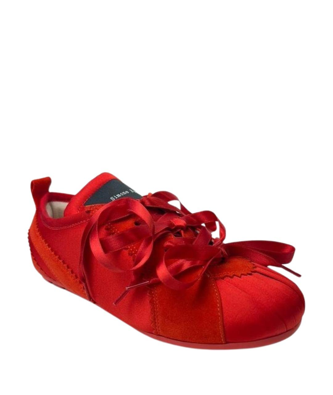 SIMONE ROCHA Красные синтетические балетки, фото 3