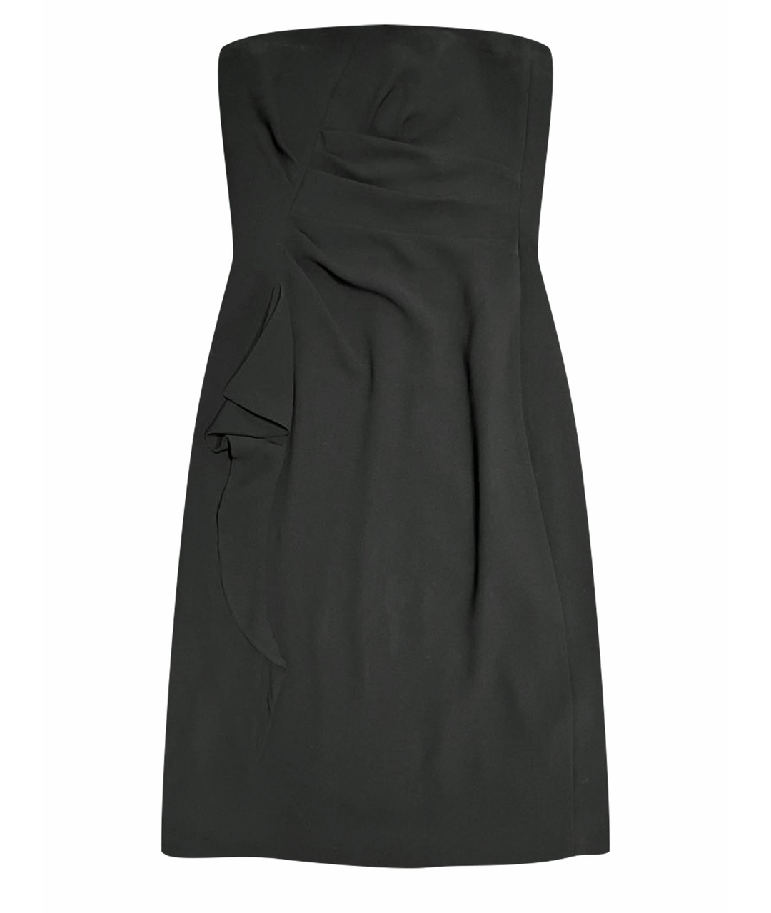 HUGO BOSS Черное полиэстеровое коктейльное платье, фото 1