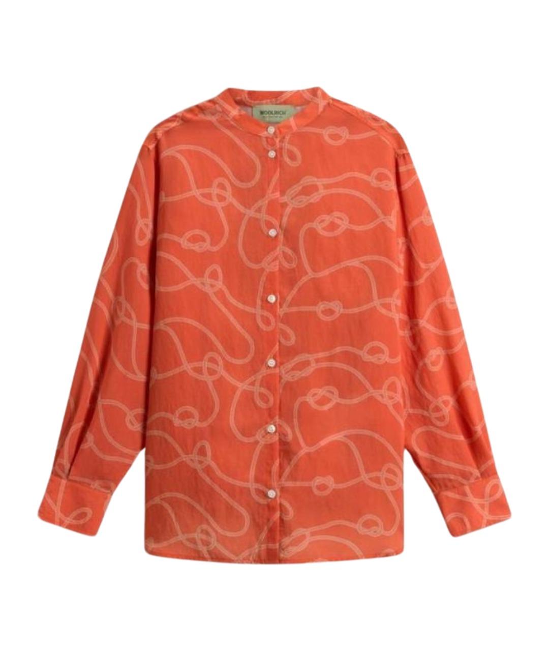 WOOLRICH Оранжевая рубашка, фото 1