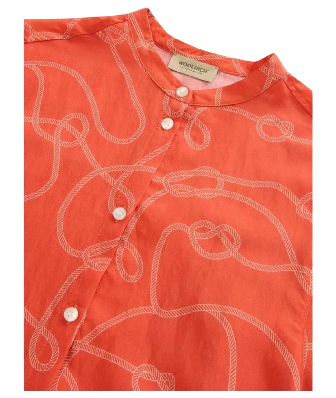 WOOLRICH Оранжевая рубашка, фото 2