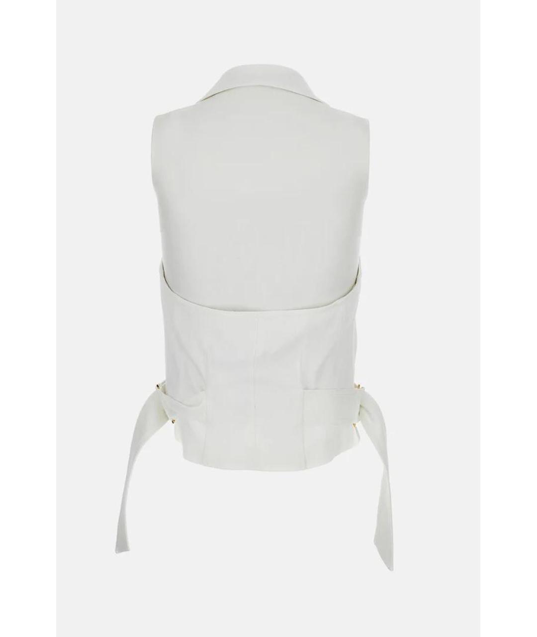 ELISABETTA FRANCHI Бежевая жилетка, фото 2