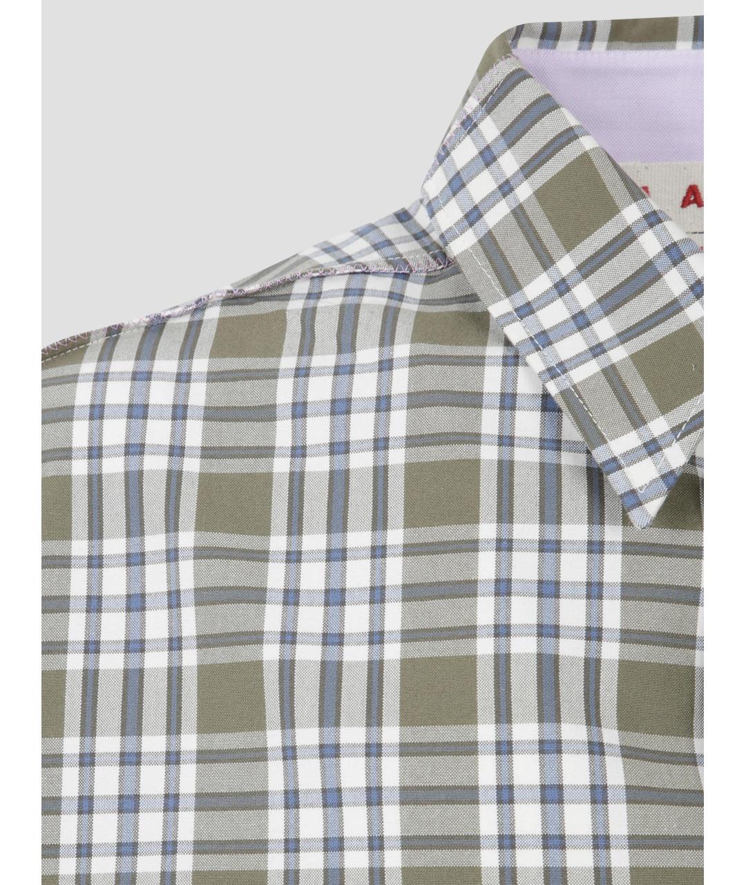 MARNI Зеленая хлопковая кэжуал рубашка, фото 3