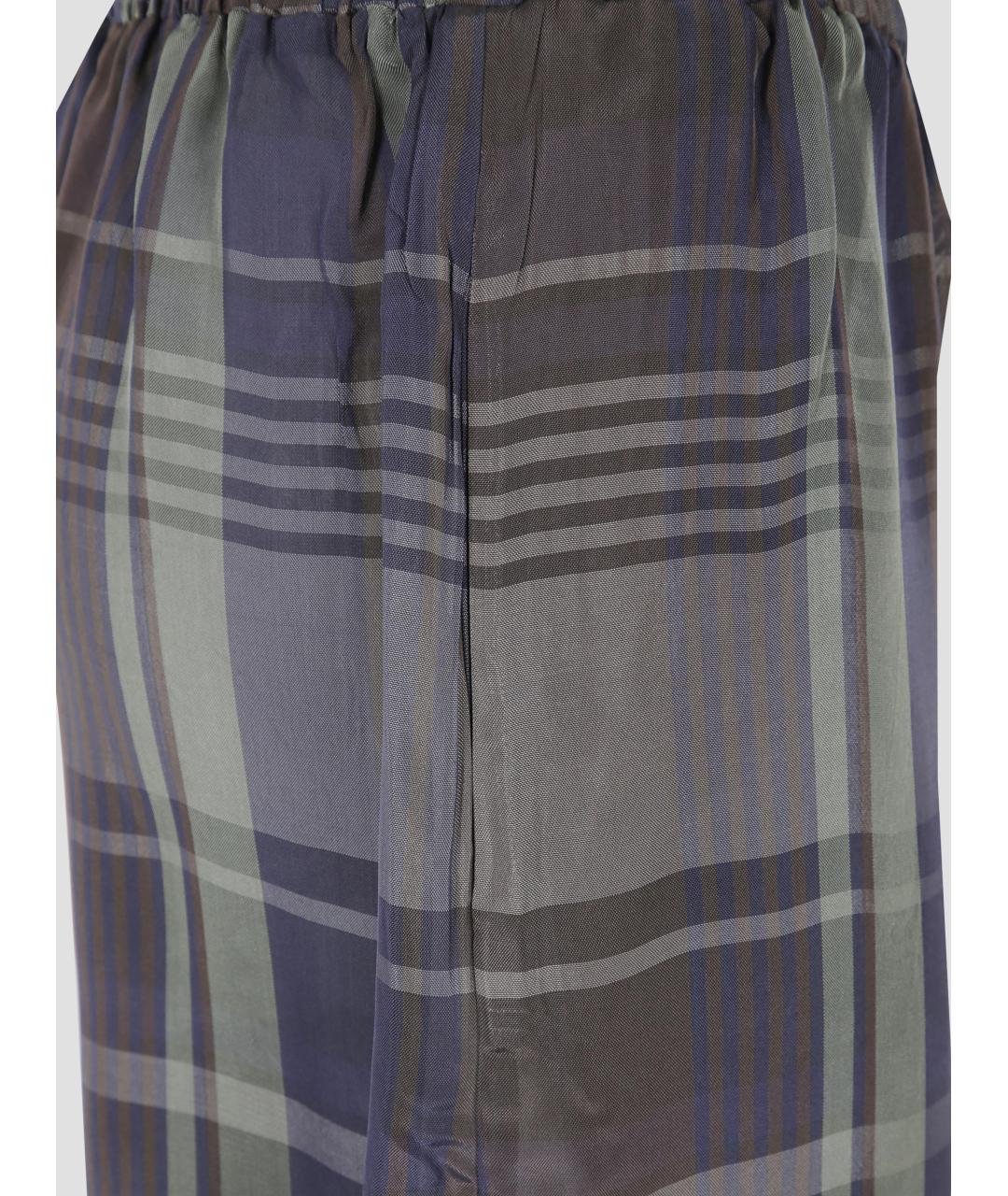 THE FRANKIE SHOP Мульти полиэстеровые прямые брюки, фото 3