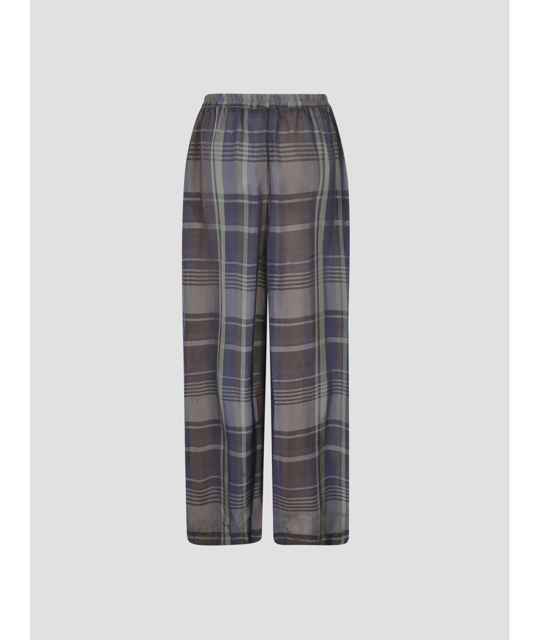 THE FRANKIE SHOP Мульти полиэстеровые прямые брюки, фото 2