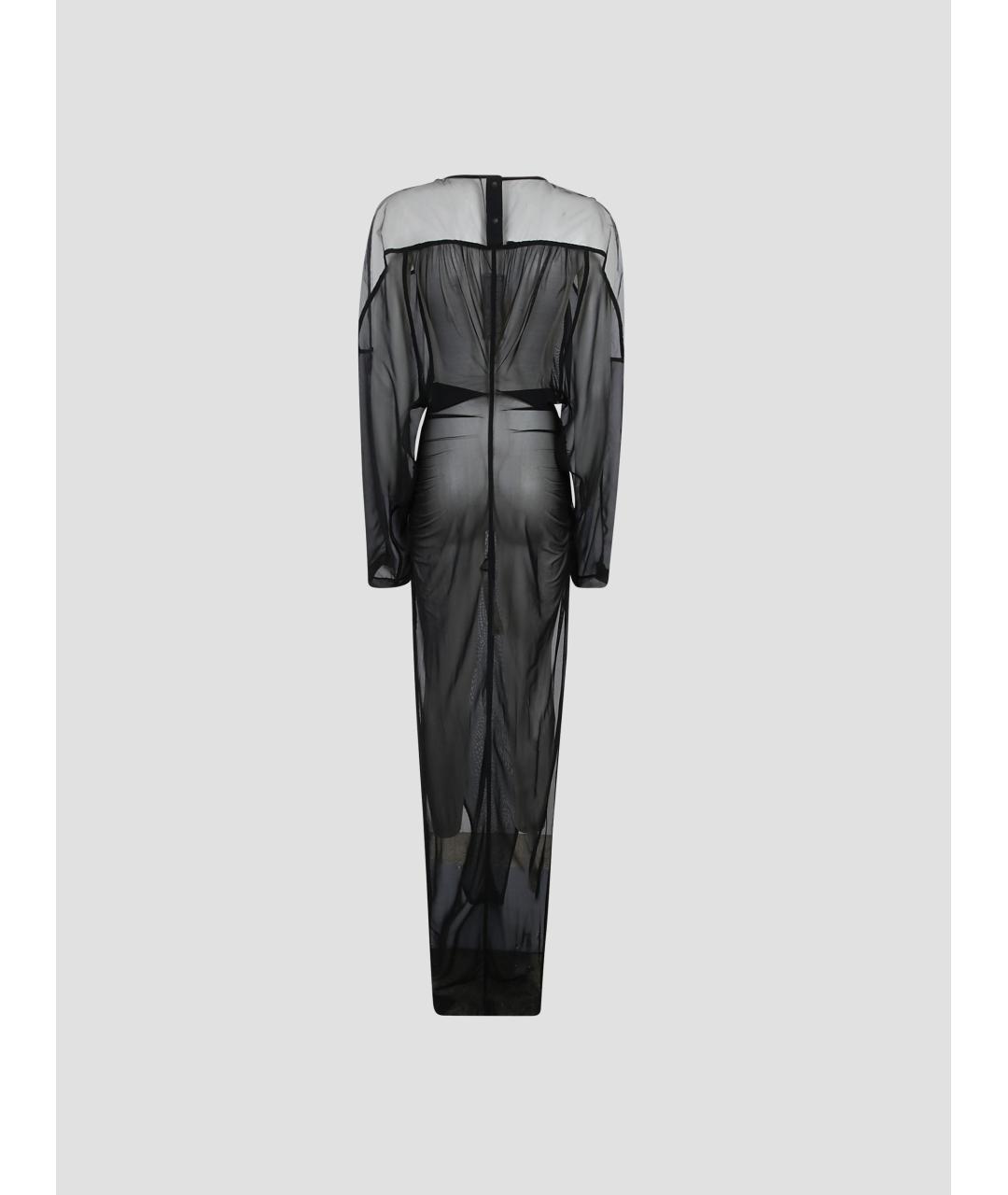RICK OWENS Черное полиамидовое платье, фото 2