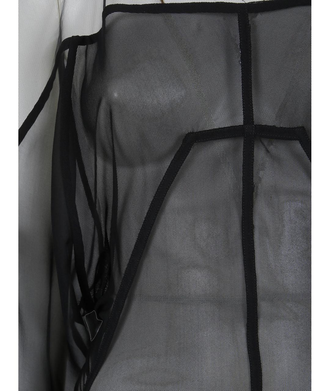 RICK OWENS Черное полиамидовое платье, фото 3