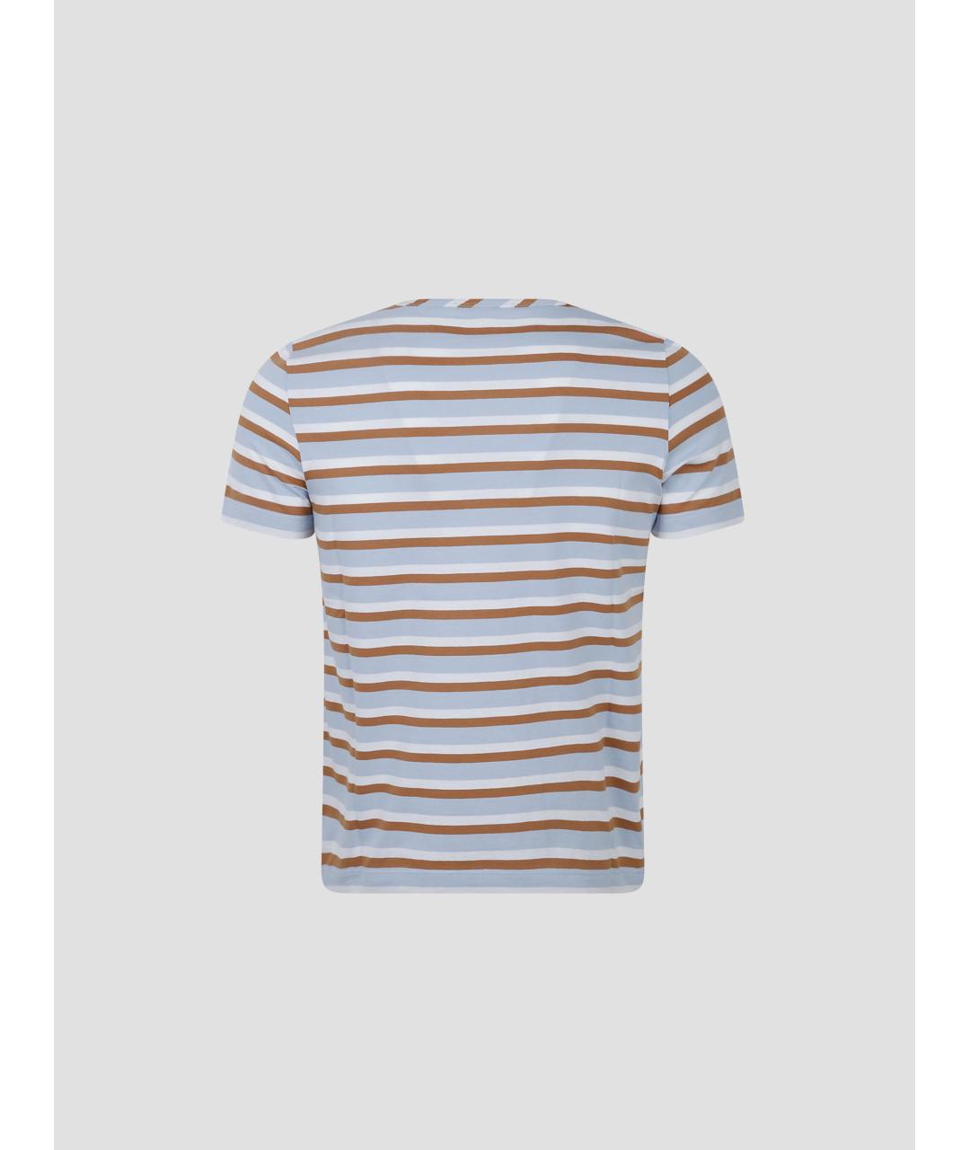 MARNI Голубая хлопковая футболка, фото 2