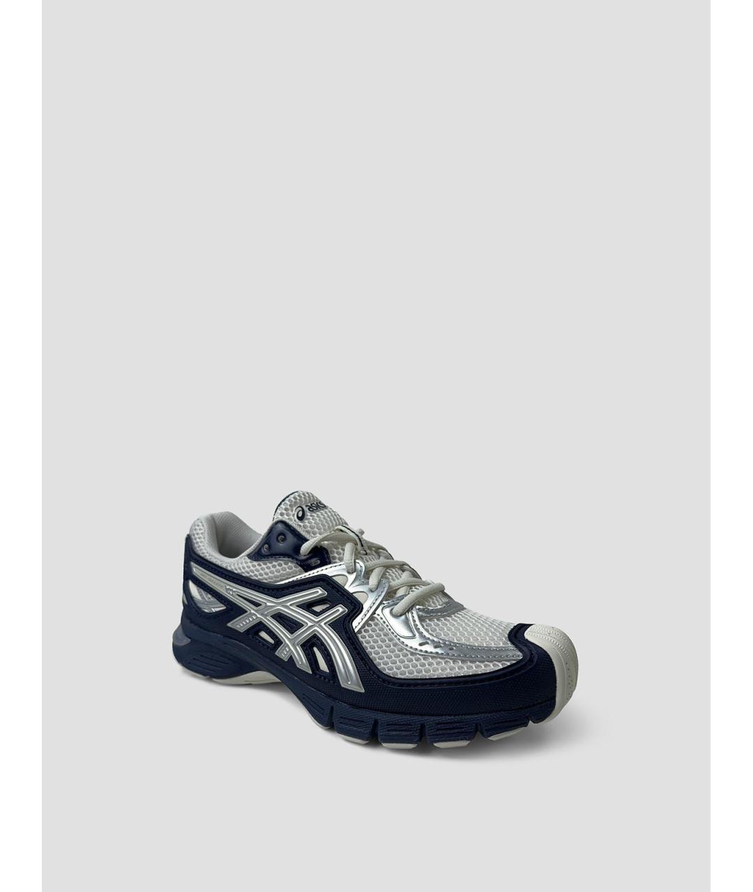 ASICS Темно-синие синтетические низкие кроссовки / кеды, фото 3