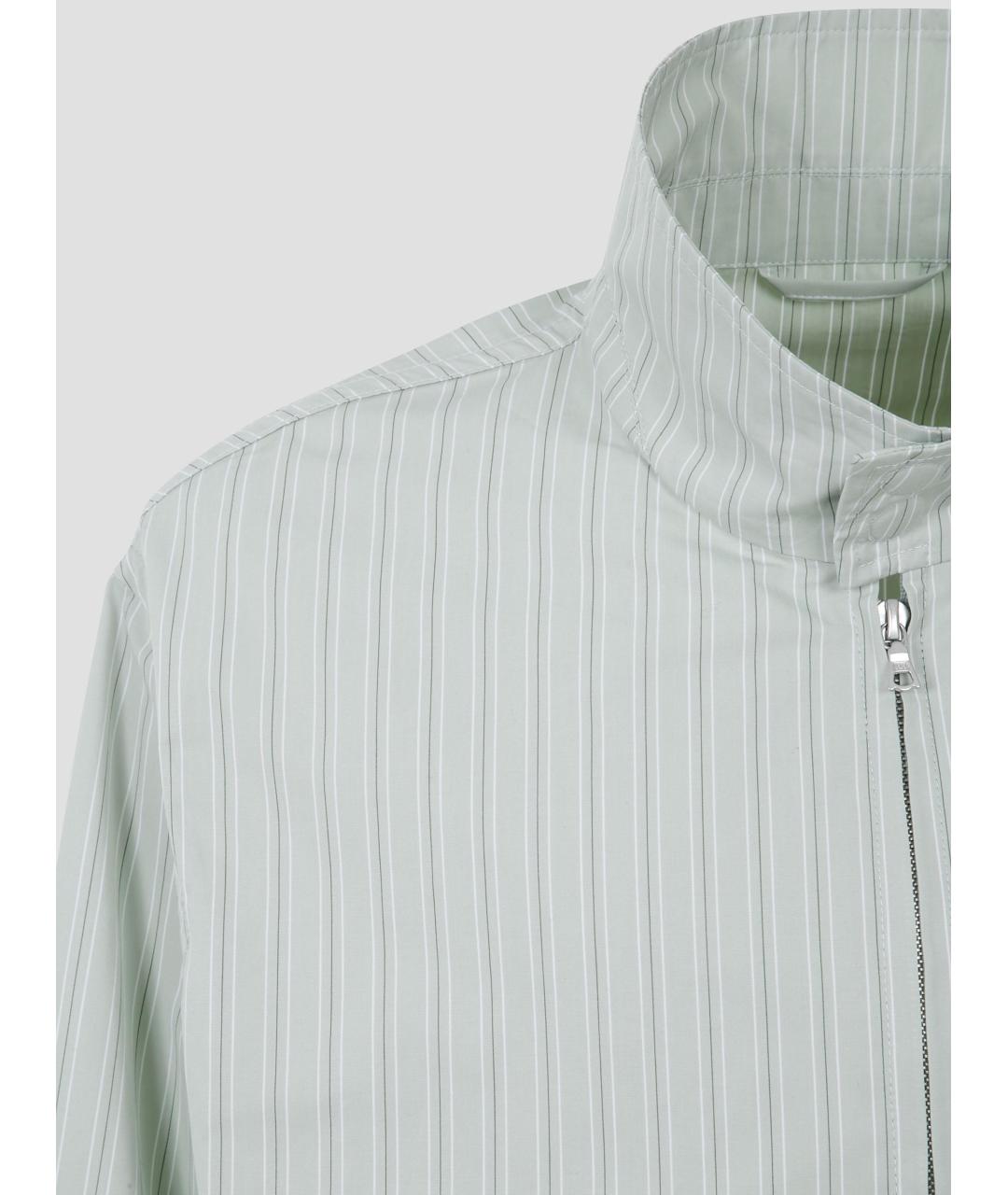 DRIES VAN NOTEN Салатовая атласная куртка, фото 3