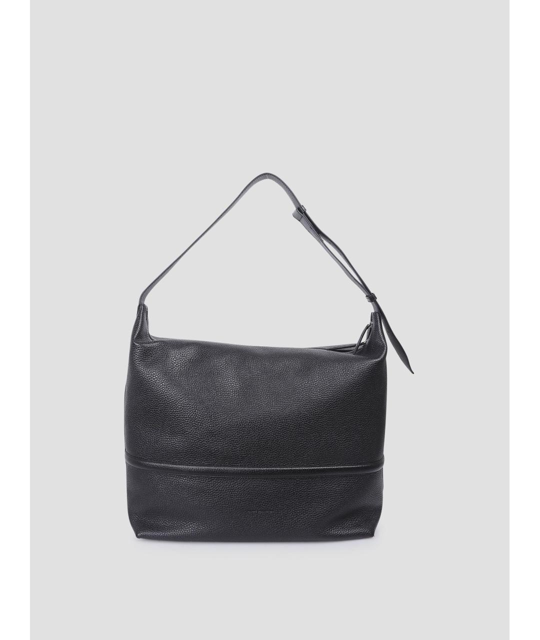 DRIES VAN NOTEN Черная кожаная сумка на плечо, фото 3