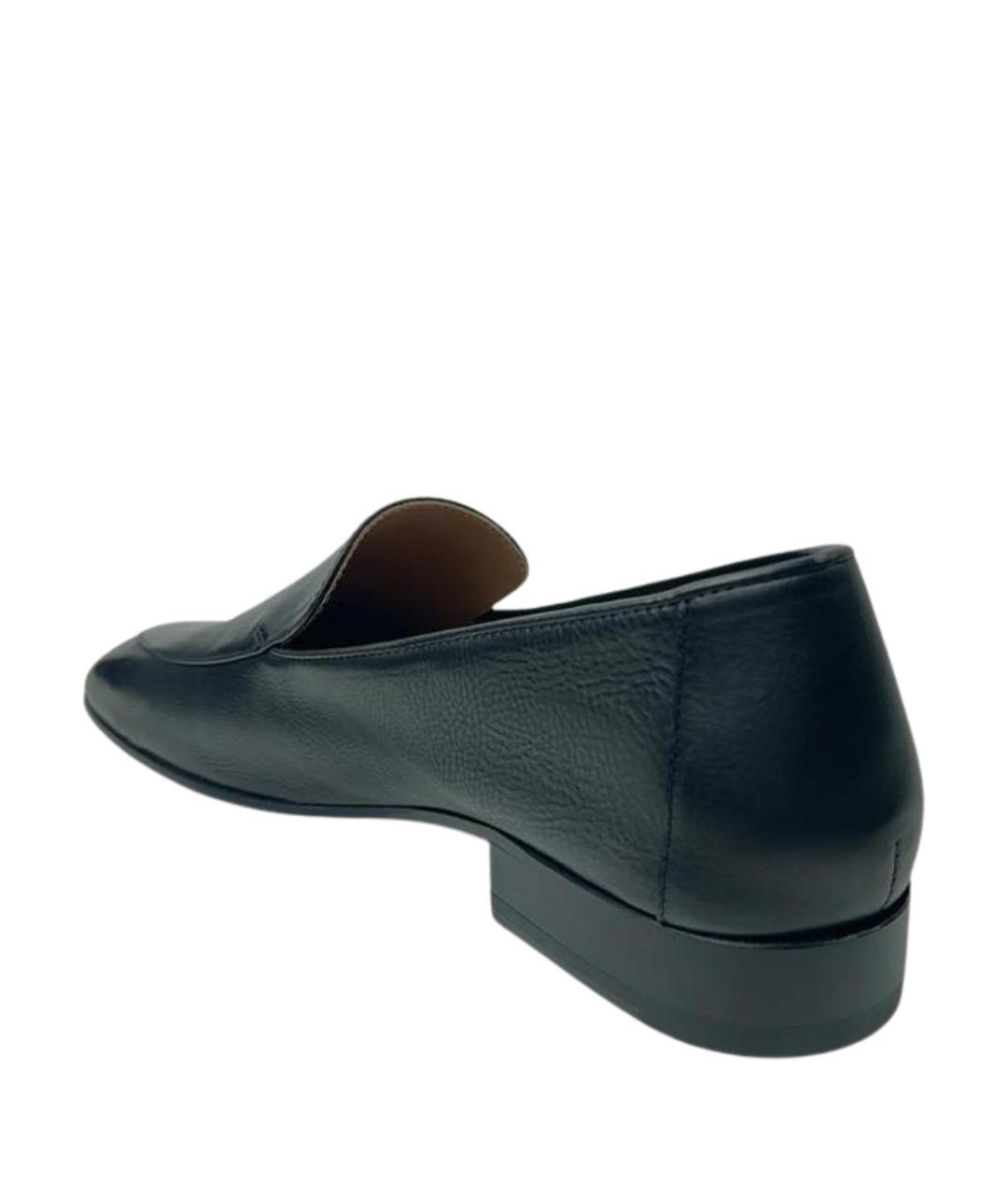 DRIES VAN NOTEN Черные кожаные лоферы, фото 2