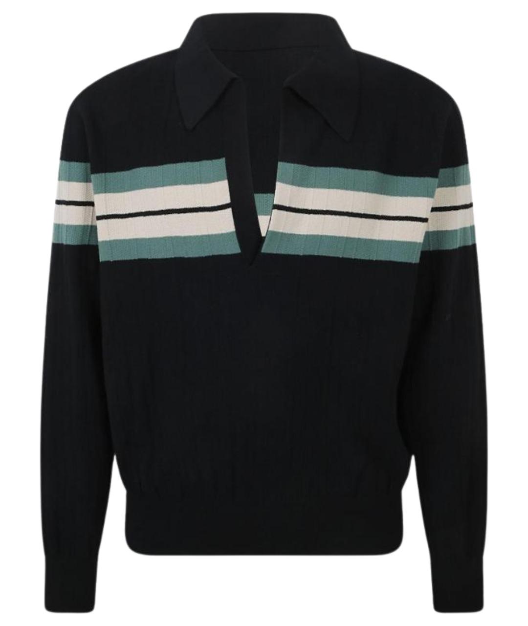 DRIES VAN NOTEN Черный вискозный джемпер / свитер, фото 1