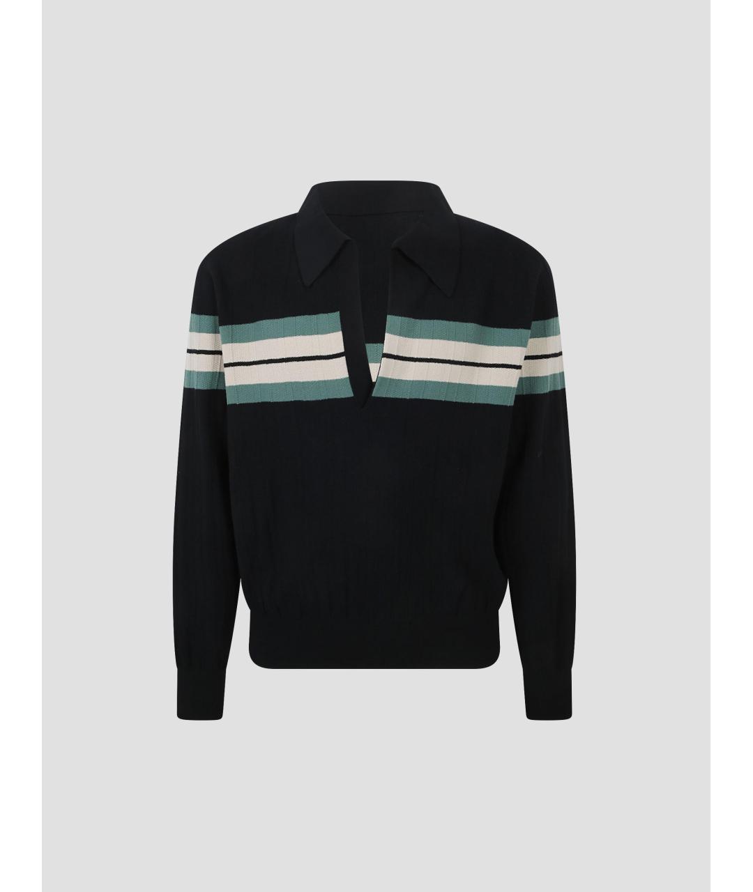 DRIES VAN NOTEN Черный вискозный джемпер / свитер, фото 4