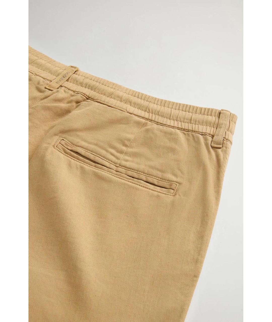 WOOLRICH Бежевые льняные шорты, фото 3