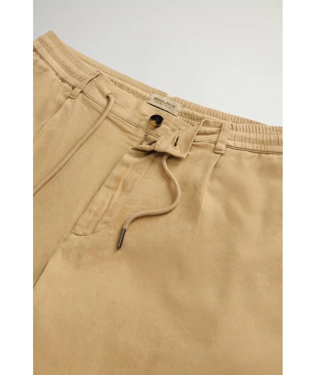 WOOLRICH Бежевые льняные шорты, фото 2