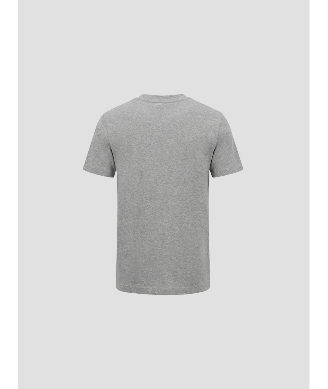 A.P.C. Серая хлопковая футболка, фото 2