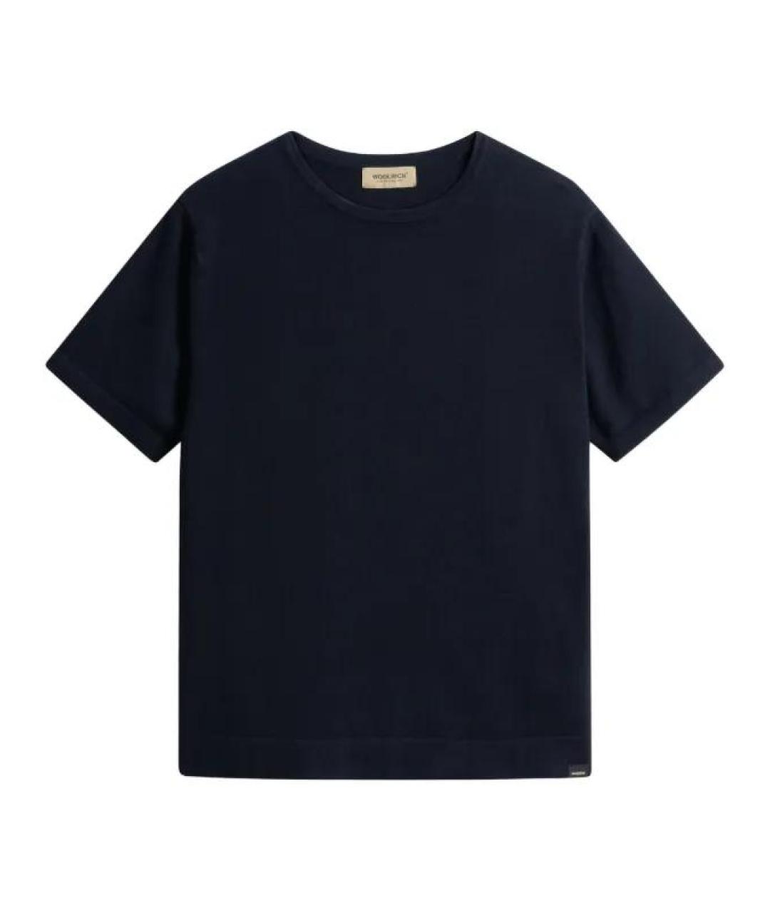 WOOLRICH Синяя хлопковая футболка, фото 1