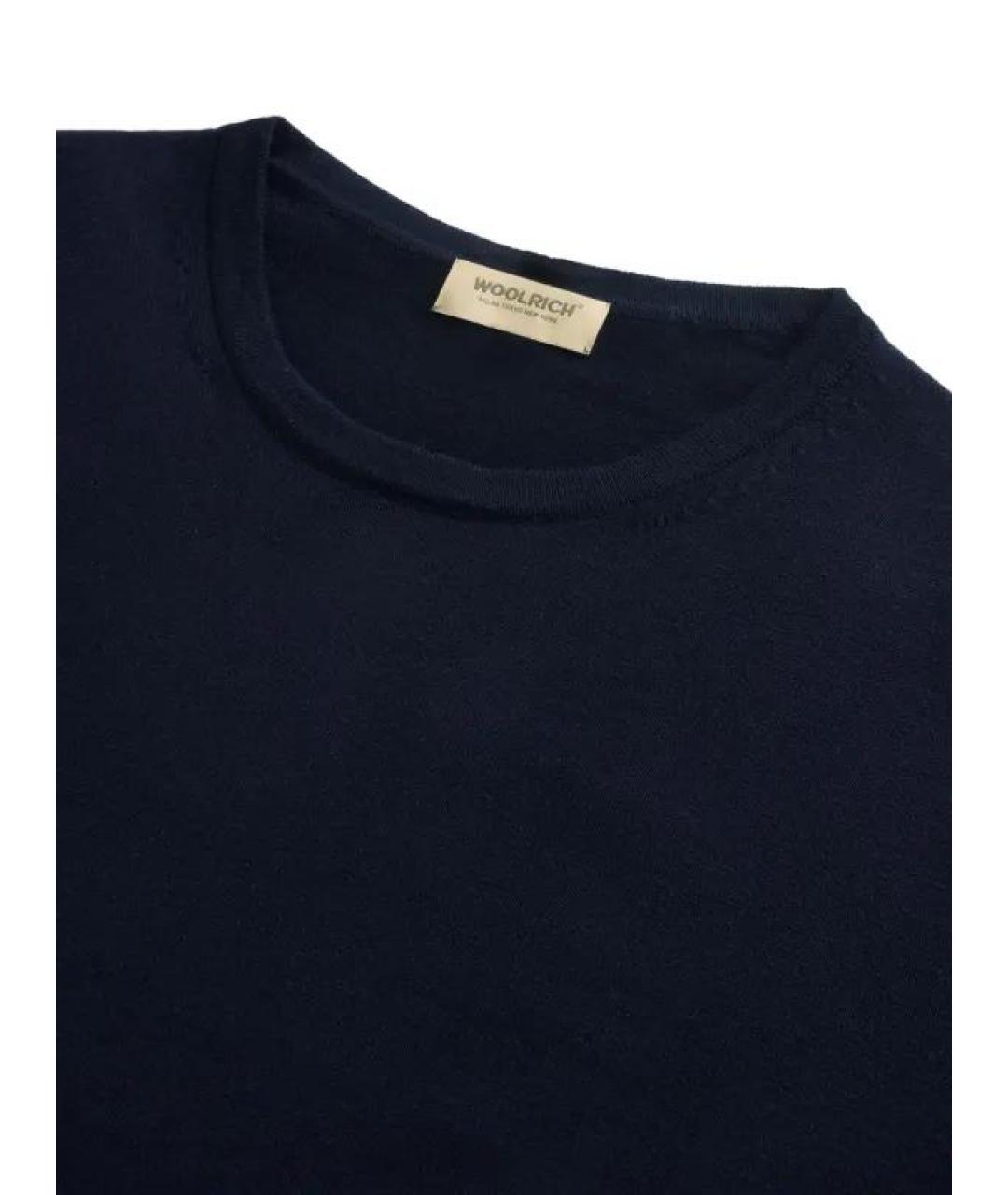 WOOLRICH Синяя хлопковая футболка, фото 2