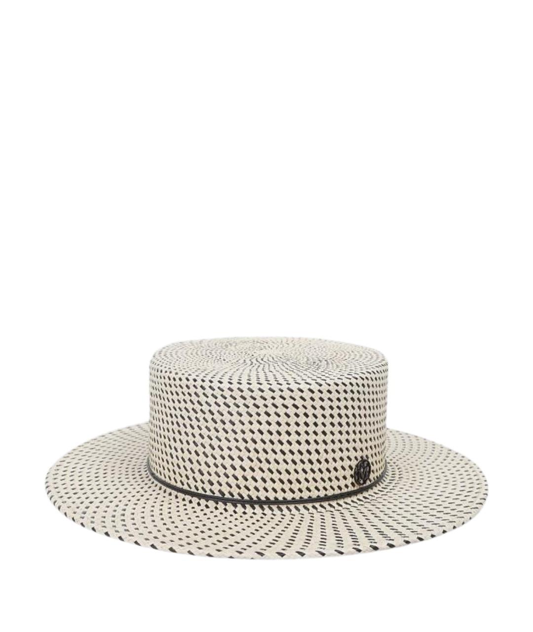 MAISON MICHEL Бежевая шляпа, фото 1