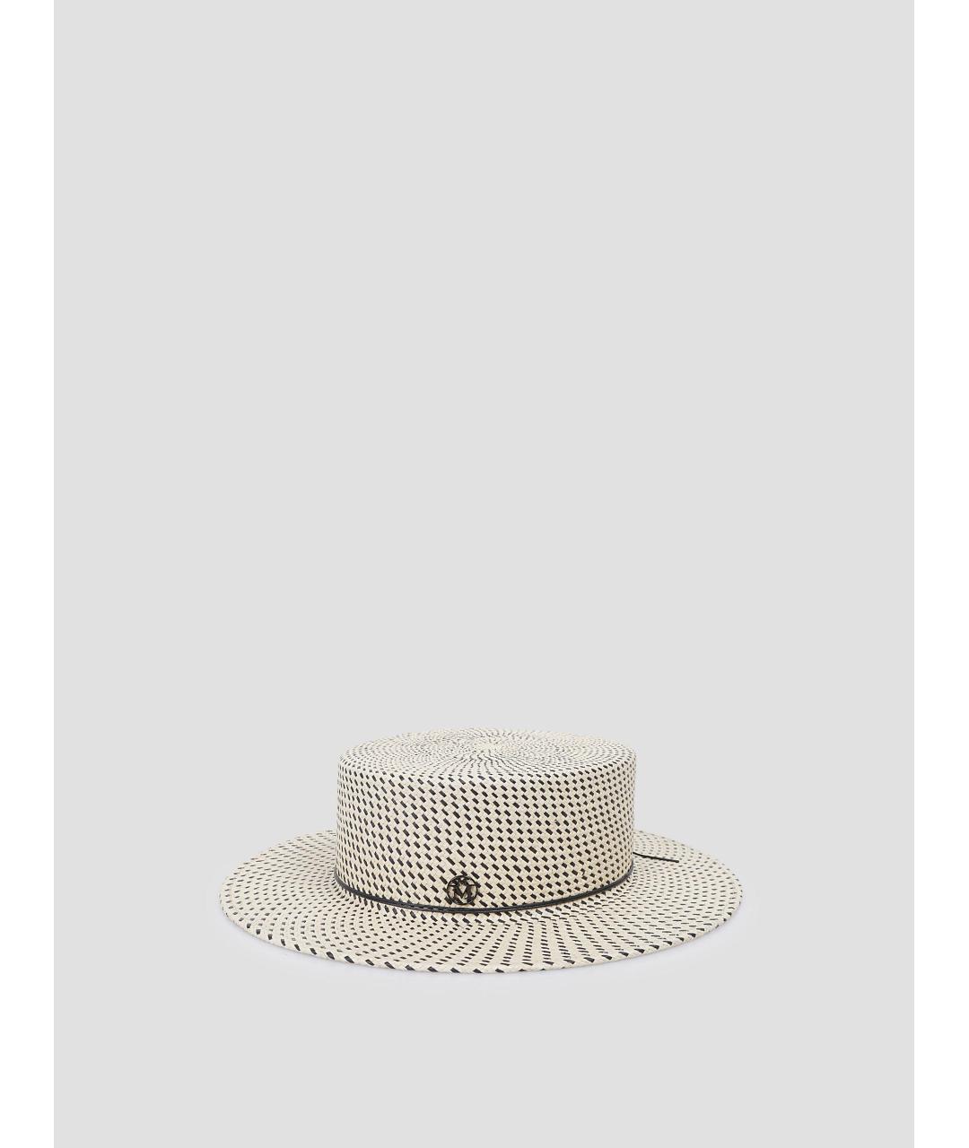 MAISON MICHEL Бежевая шляпа, фото 3