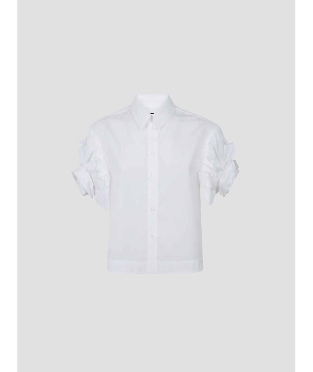 SIMONE ROCHA Белая хлопковая рубашка, фото 4