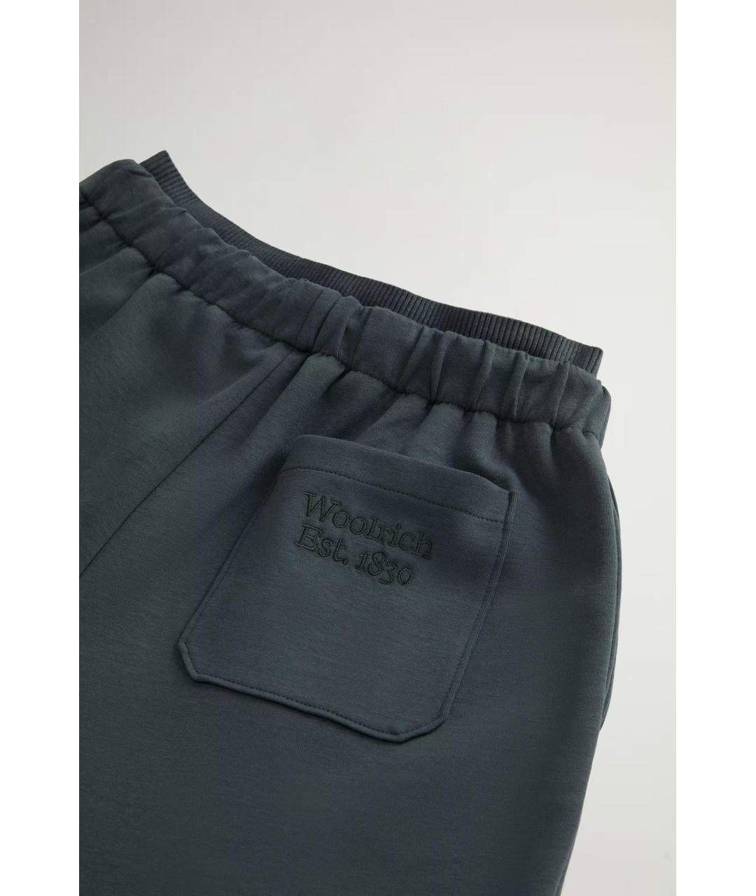 WOOLRICH Зеленые хлопковые прямые брюки, фото 2