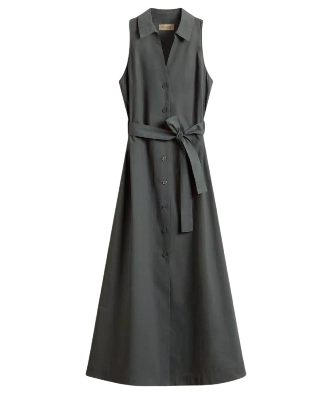 WOOLRICH Зеленые хлопковое повседневное платье, фото 1