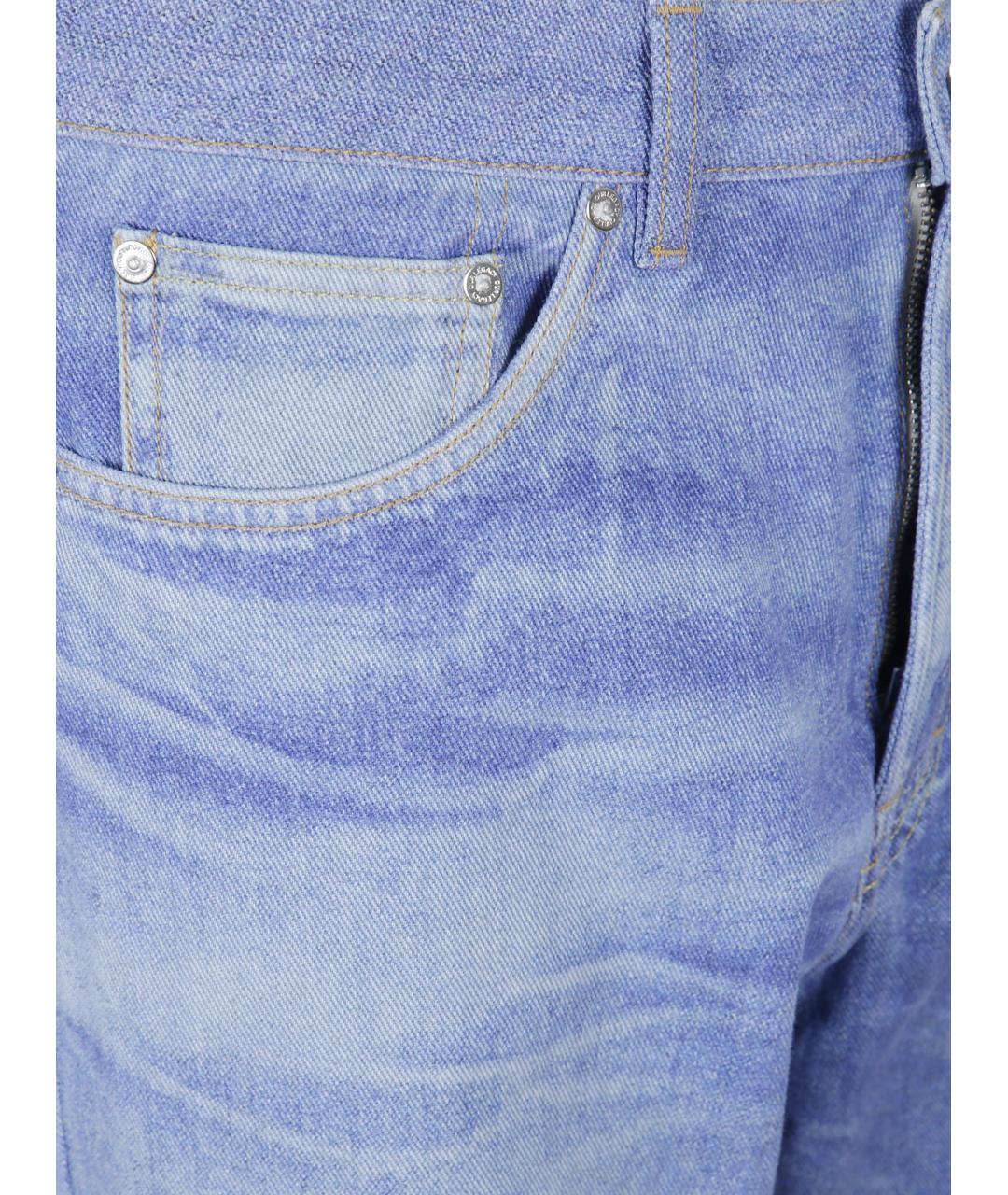 OUR LEGACY Синие хлопковые прямые джинсы, фото 3