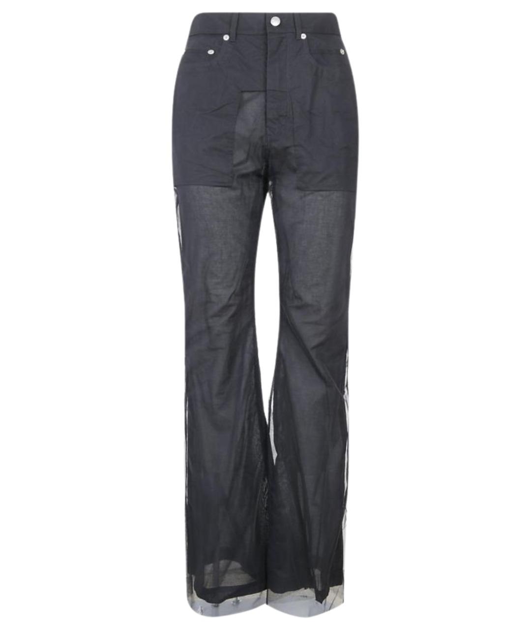 RICK OWENS Черные джинсы клеш, фото 1