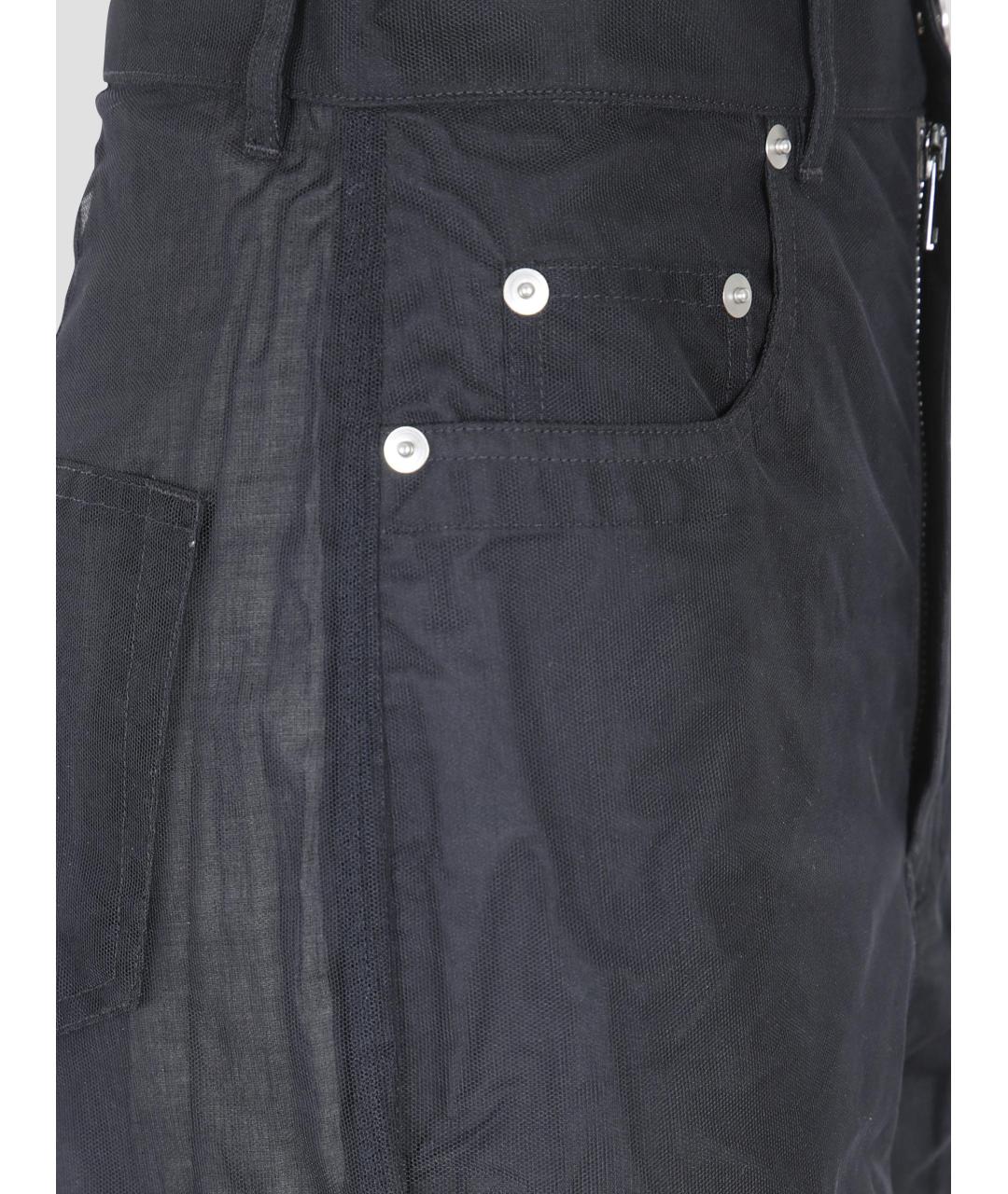 RICK OWENS Черные джинсы клеш, фото 3