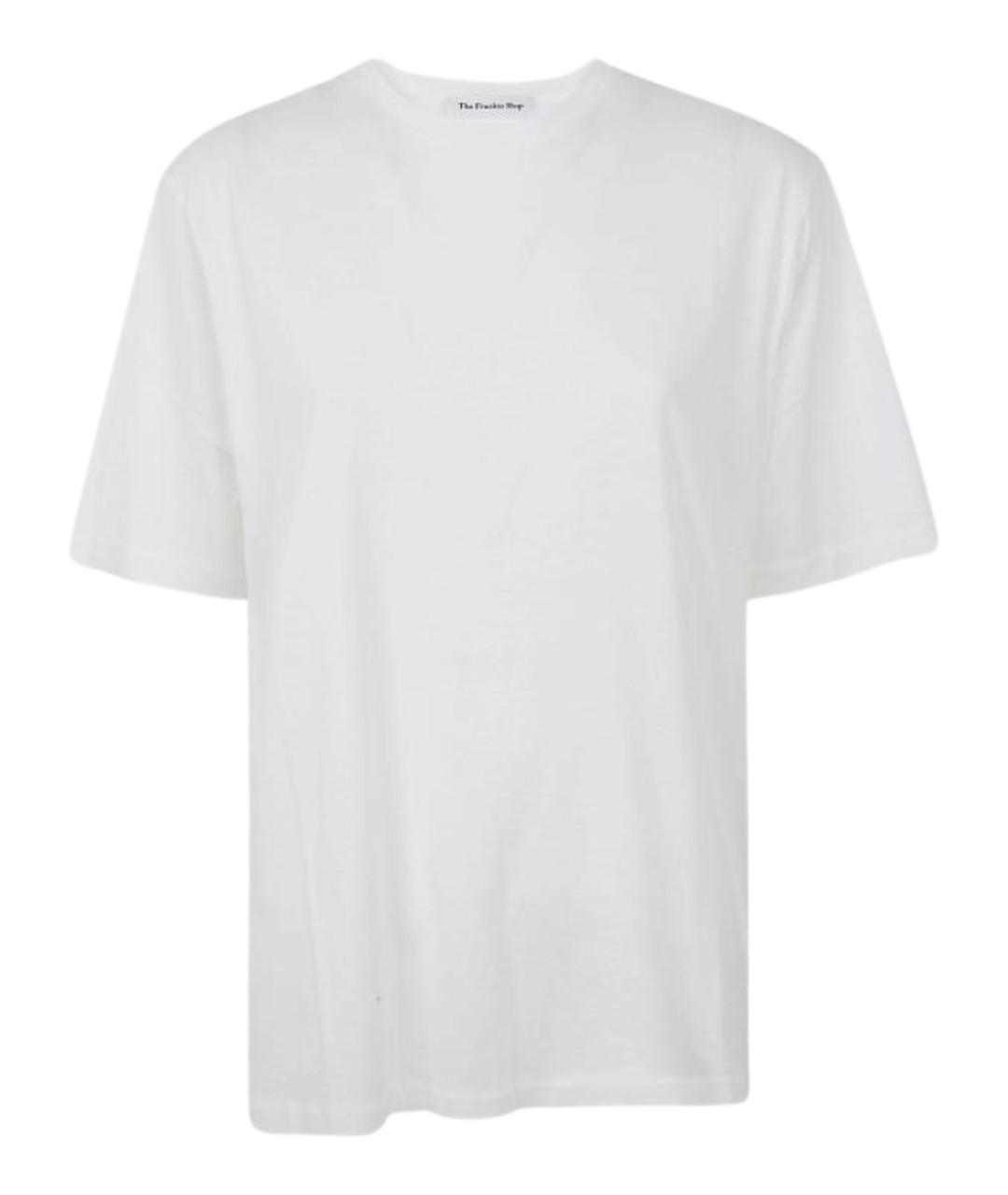 THE FRANKIE SHOP Белая хлопковая футболка, фото 1