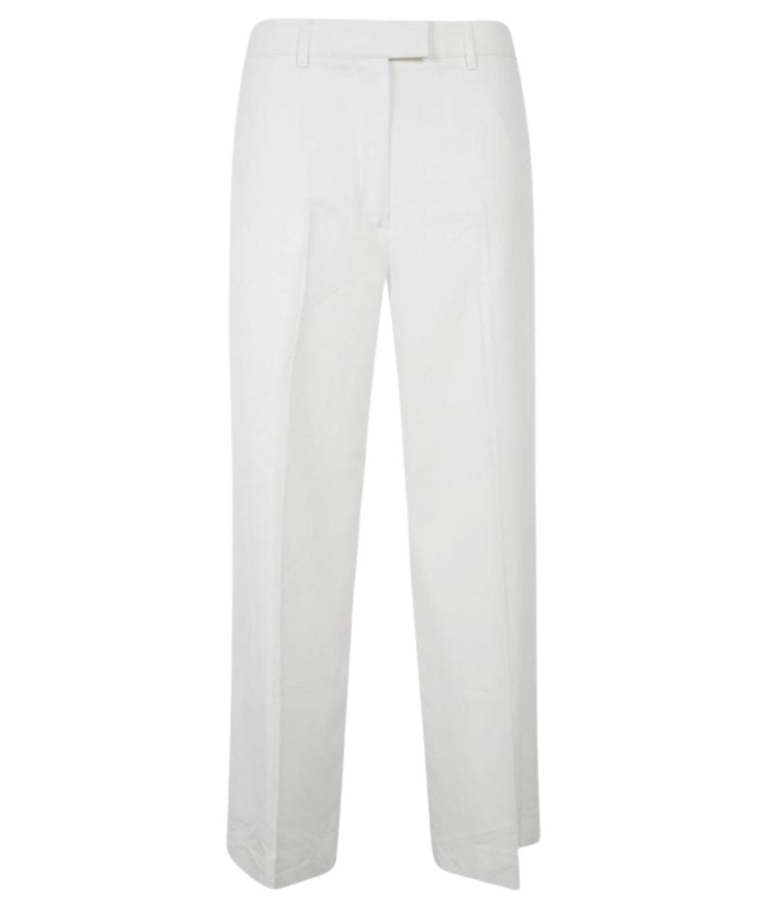 THE FRANKIE SHOP Белые вискозные прямые брюки, фото 1