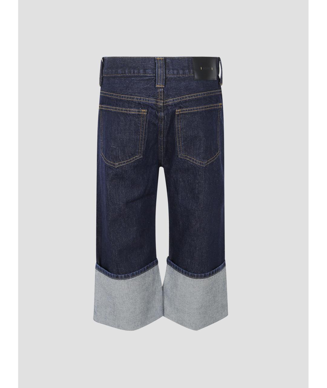 KHAITE Синие хлопковые прямые джинсы, фото 2