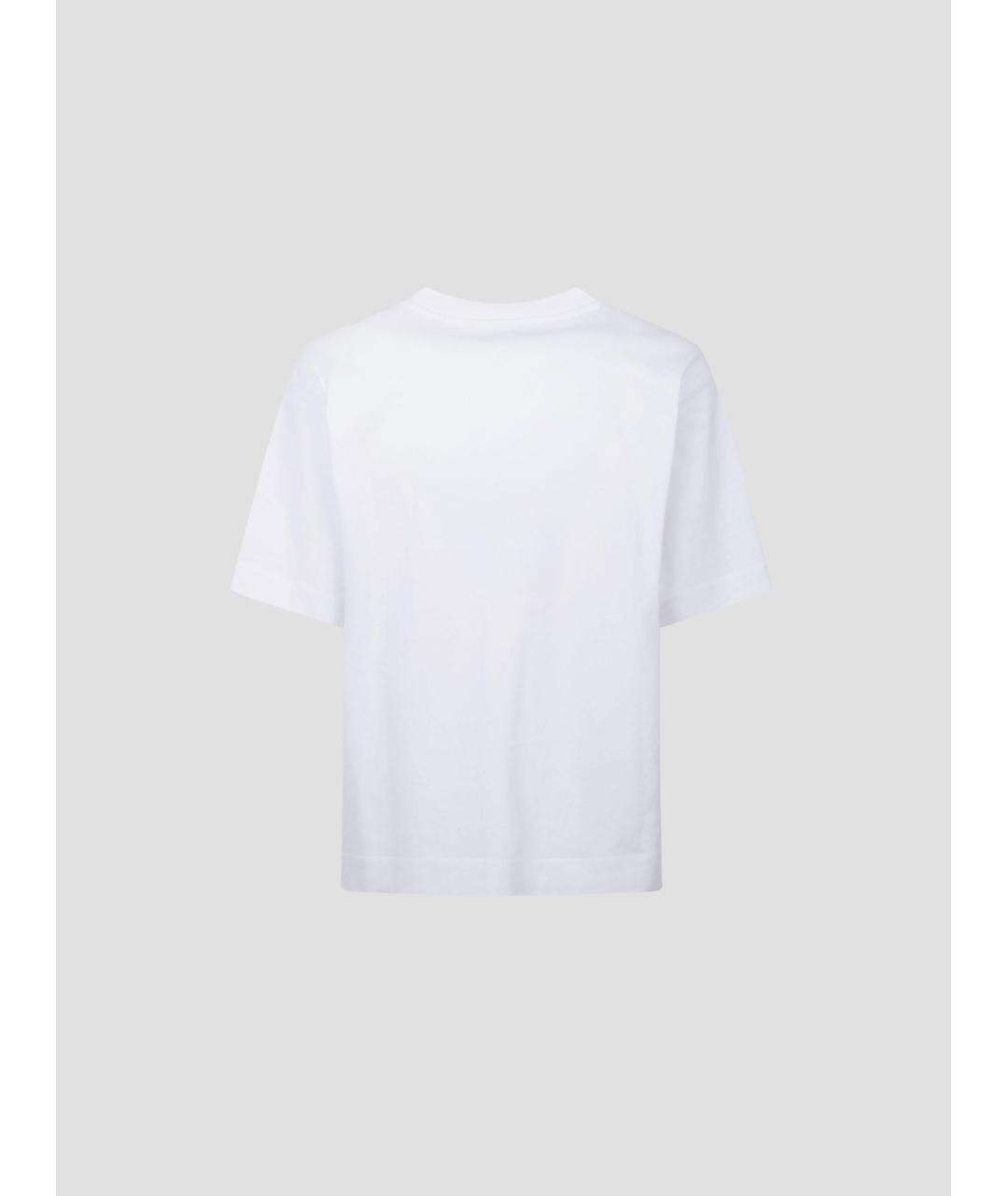 DRIES VAN NOTEN Белая хлопковая футболка, фото 2