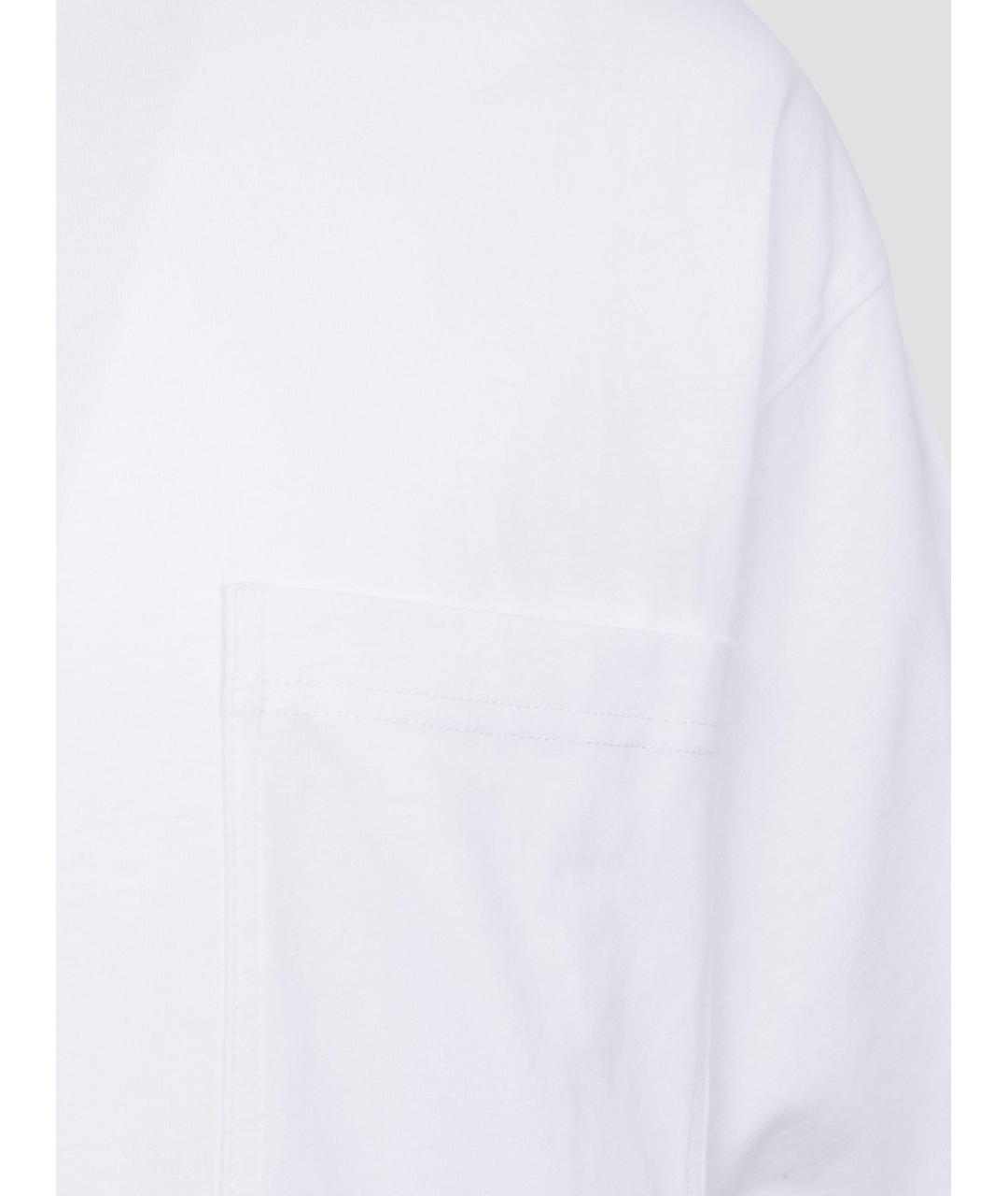 DRIES VAN NOTEN Белая хлопковая футболка, фото 3