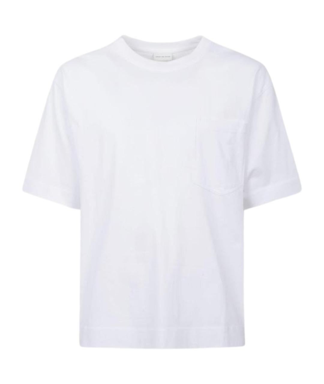 DRIES VAN NOTEN Белая хлопковая футболка, фото 1