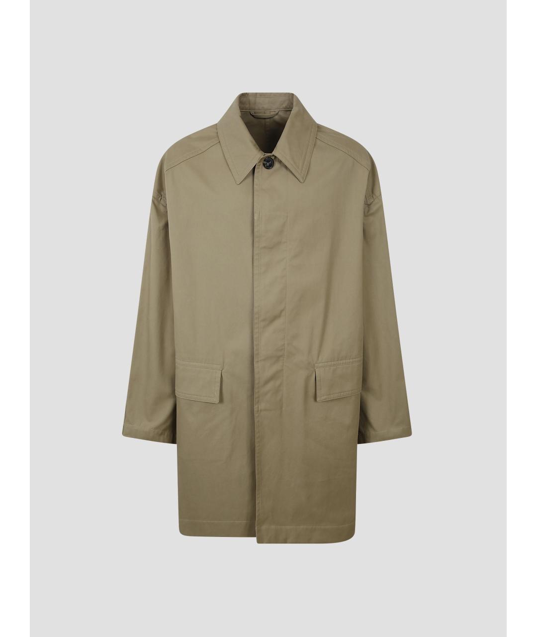 DRIES VAN NOTEN Бежевый хлопковый тренч / плащ, фото 4